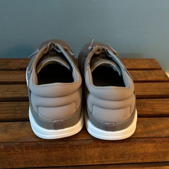 NWB Hurley men's gray Shoreline lace slipon sneakers size 13 casual light weight - Picture 2 of 6